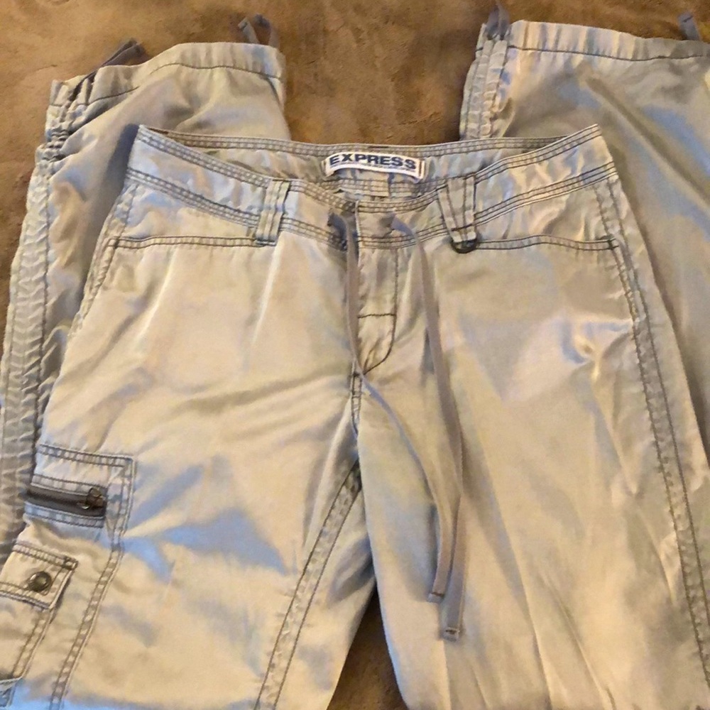 Express Very Unique Pants With Drawstring Adjusta… - image 1